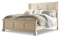 Bolanburg King Panel Bed with Mirrored Dresser and 2 Nightstands JR Furniture Store