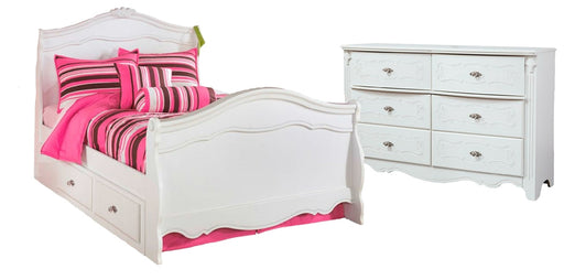 Bostwick Shoals Twin Panel Bed with Mirrored Dresser, Chest and 2 Nightstands JR Furniture Store