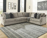 Bovarian 3-Piece Sectional with Ottoman JR Furniture Store