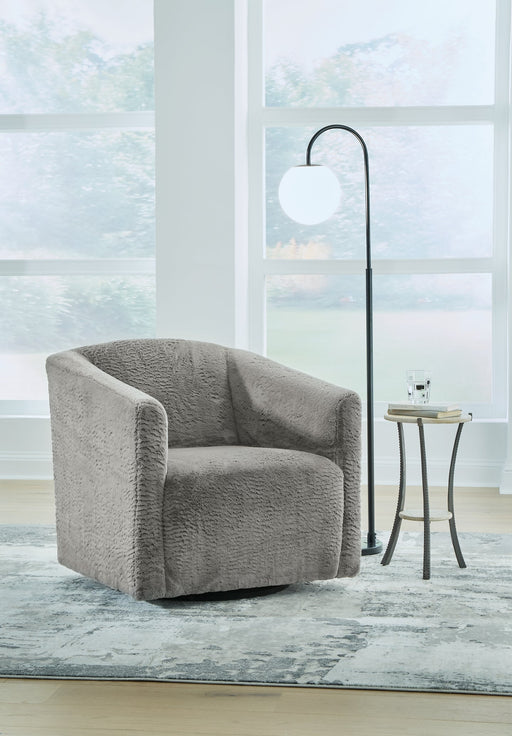 Bramner Swivel Accent Chair JR Furniture Store