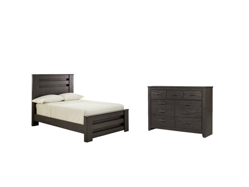 Brinxton Full Panel Bed with Dresser JR Furniture Store
