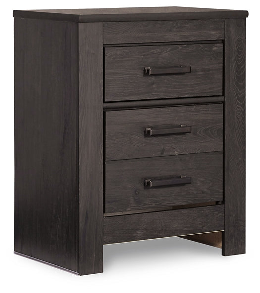 Brinxton Full Panel Bed with Nightstand JR Furniture Store