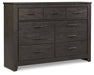 Brinxton King/California King Panel Headboard with Dresser JR Furniture Store