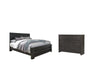 Brinxton King Panel Bed with Dresser JR Furniture Store