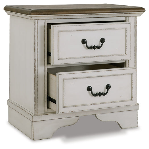 Brollyn Two Drawer Night Stand JR Furniture Store