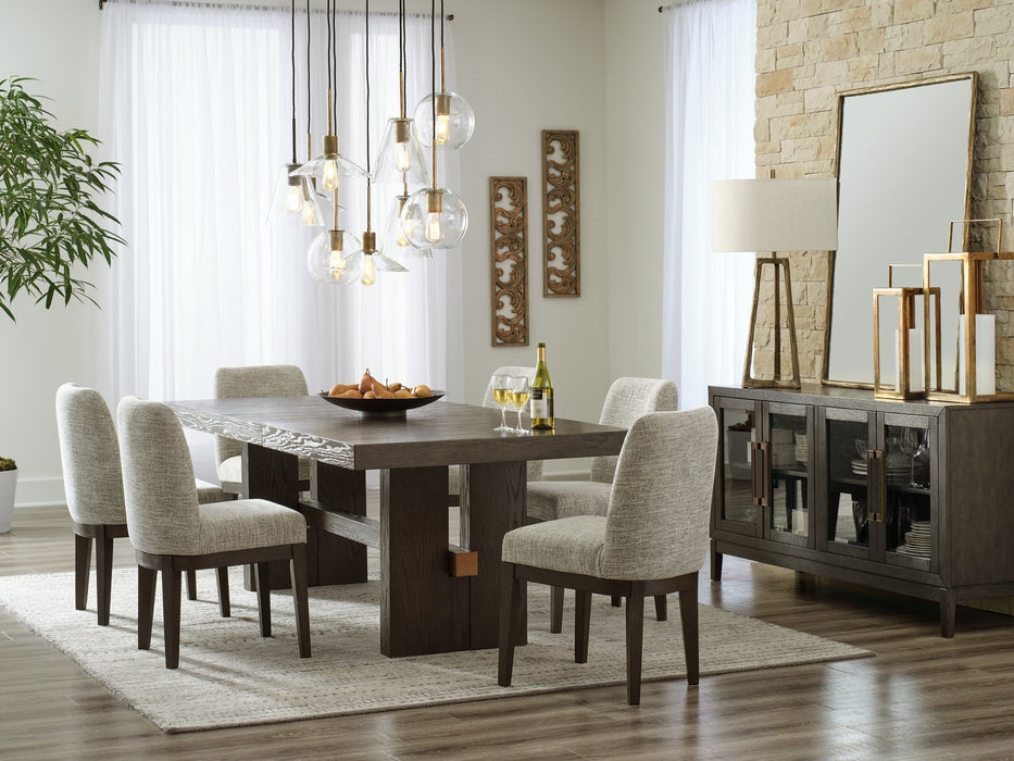 Burkhaus Dining Table and 6 Chairs JR Furniture Store