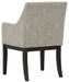 Burkhaus Dining UPH Arm Chair (2/CN) JR Furniture Store