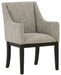 Burkhaus Dining UPH Arm Chair (2/CN) JR Furniture Store