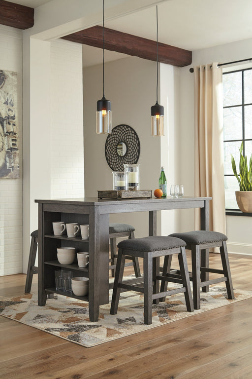 Caitbrook Counter Height Dining Table and 4 Barstools JR Furniture Store