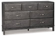 Caitbrook Queen Storage Bed with 8 Drawers with Dresser and Chest JR Furniture Store
