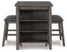 Caitbrook RECT DRM Counter TBL Set(3/CN) JR Furniture Store