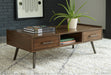 Calmoni Coffee Table with 2 End Tables JR Furniture Store