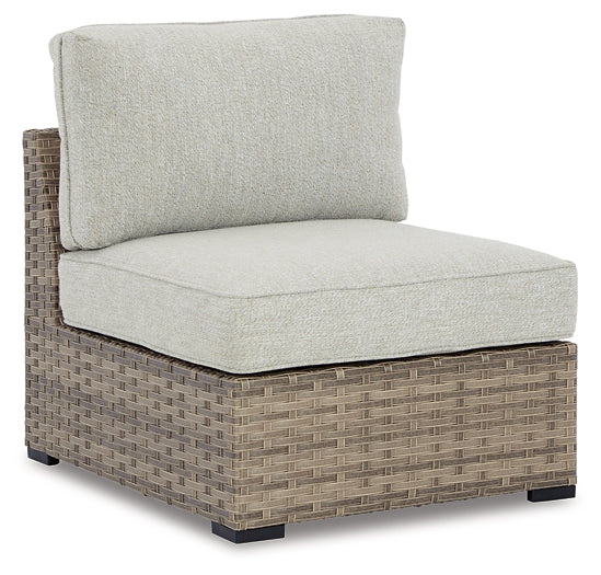 Calworth Armless Chair w/Cushion (2/CN) JR Furniture Store