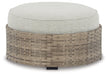 Calworth Ottoman with Cushion JR Furniture Store