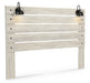 Cambeck Queen Panel Headboard with Mirrored Dresser, Chest and 2 Nightstands JR Furniture Store