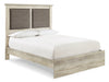 Cambeck Queen Upholstered Panel Bed with Dresser JR Furniture Store