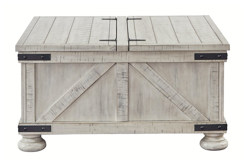 Carynhurst Cocktail Table with Storage JR Furniture Store
