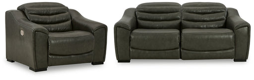 Center Line 2-Piece Sectional with Recliner JR Furniture Store
