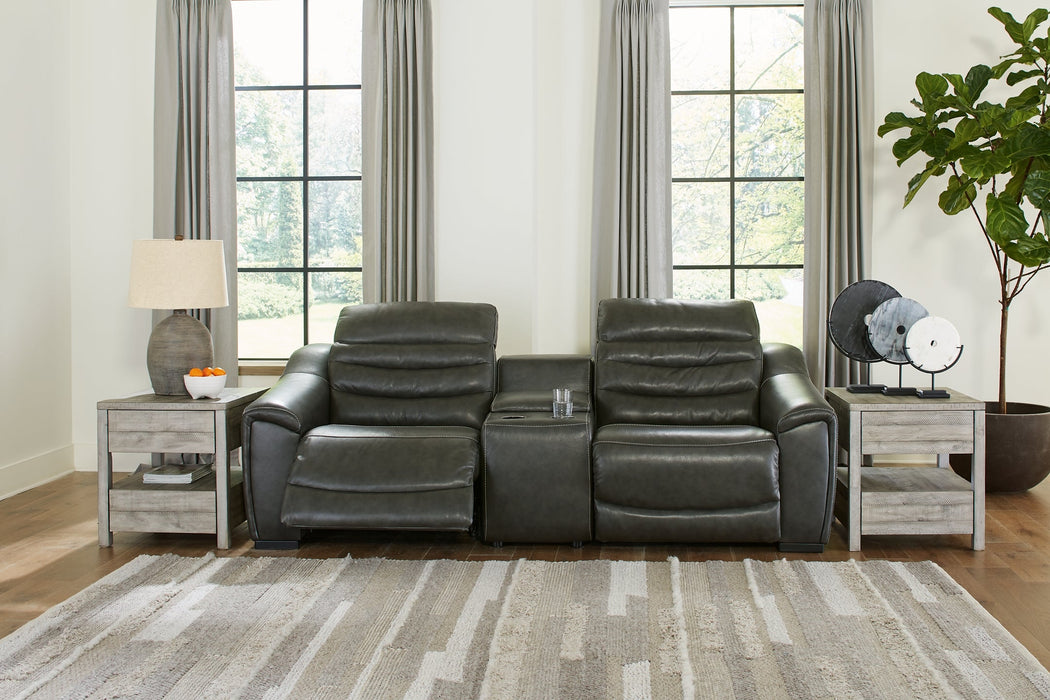 Center Line 3-Piece Sectional with Recliner JR Furniture Store