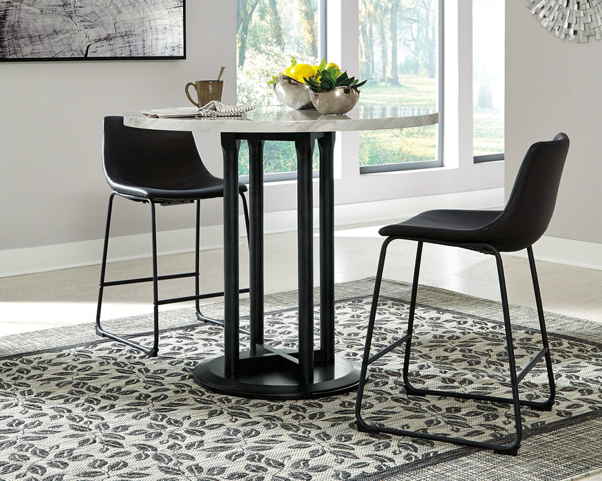 Centiar Counter Height Dining Table and 2 Barstools JR Furniture Store