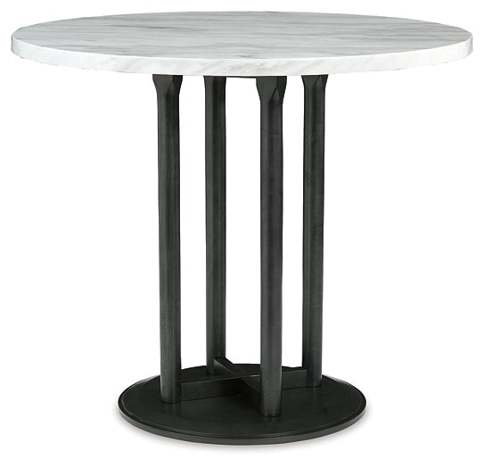 Centiar Counter Height Dining Table and 4 Barstools JR Furniture Store