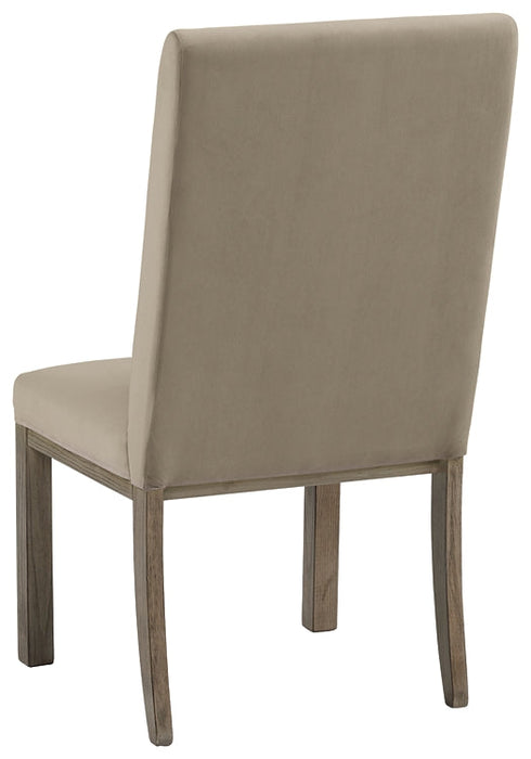 Chrestner Dining UPH Side Chair (2/CN) JR Furniture Store