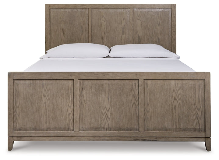 Chrestner Queen Panel Bed with Dresser JR Furniture Store