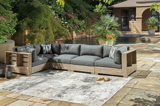 Citrine Park 5-Piece Outdoor Sectional JR Furniture Store