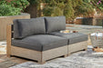 Citrine Park 5-Piece Outdoor Sectional with Ottoman JR Furniture Store