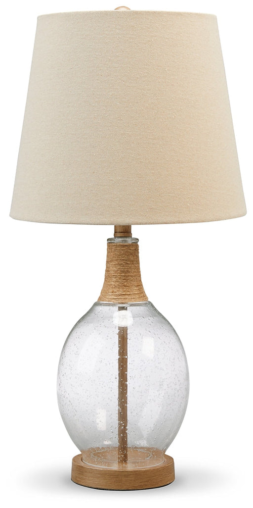 Clayleigh Glass Table Lamp (2/CN) JR Furniture Store