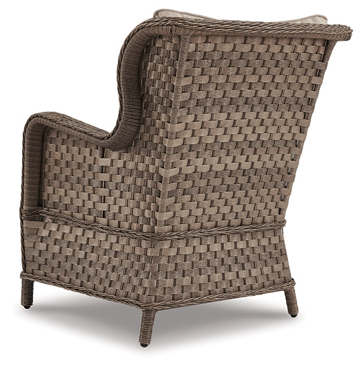 Clear Ridge Lounge Chair w/Cushion (2/CN) JR Furniture Store
