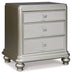 Coralayne Full Upholstered Bed with Mirrored Dresser, Chest and Nightstand JR Furniture Store