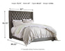 Coralayne Queen Upholstered Bed with Dresser JR Furniture Store