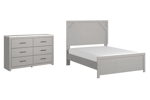 Cottonburg Full Panel Bed with Dresser JR Furniture Store
