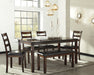 Coviar Dining Room Table Set (6/CN) JR Furniture Store