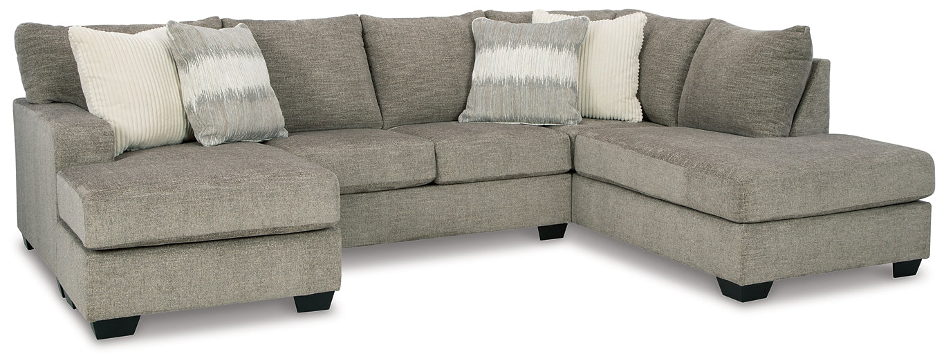 Creswell 2-Piece Sectional with Chaise JR Furniture Store