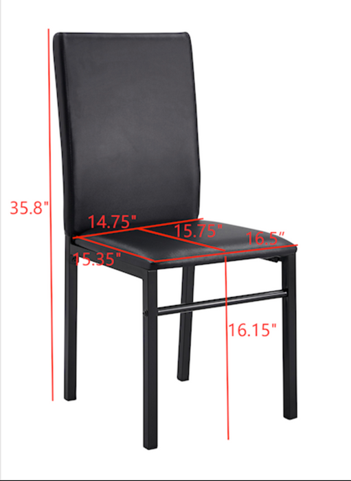 Crown Mark Aiden 5 pc Dinette JR Furniture Store