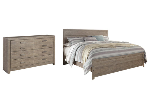 Culverbach King Panel Bed with Dresser JR Furniture Store