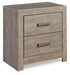 Culverbach Two Drawer Night Stand JR Furniture Store