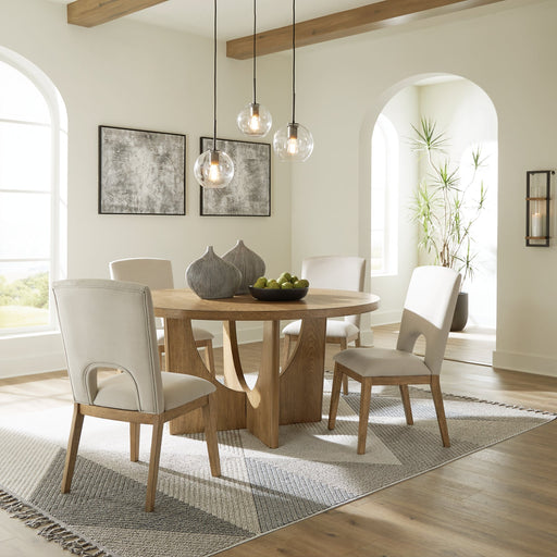 Dakmore Dining Table and 4 Chairs JR Furniture Store
