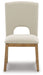 Dakmore Dining UPH Side Chair (2/CN) JR Furniture Store