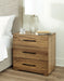 Dakmore King Upholstered Bed with Mirrored Dresser, Chest and 2 Nightstands JR Furniture Store
