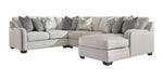 Dellara 4-Piece Sectional with Chaise JR Furniture Store