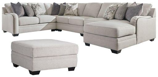 Dellara 5-Piece Sectional with Ottoman JR Furniture Store
