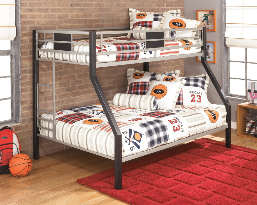 Dinsmore Twin/Full Bunk Bed w/Ladder JR Furniture Store