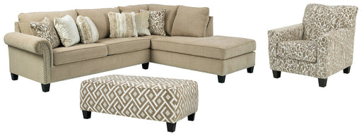 Dovemont 2-Piece Sectional with Chair and Ottoman JR Furniture Store