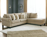 Dovemont 2-Piece Sectional with Chaise JR Furniture Store