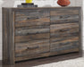 Drystan King Panel Bed with Dresser JR Furniture Store
