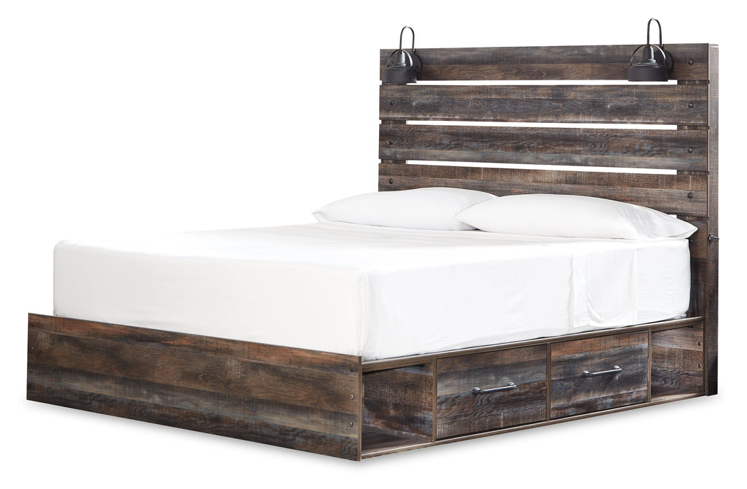 Drystan King Panel Bed with Dresser JR Furniture Store