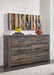 Drystan Queen Panel Headboard with Dresser JR Furniture Store